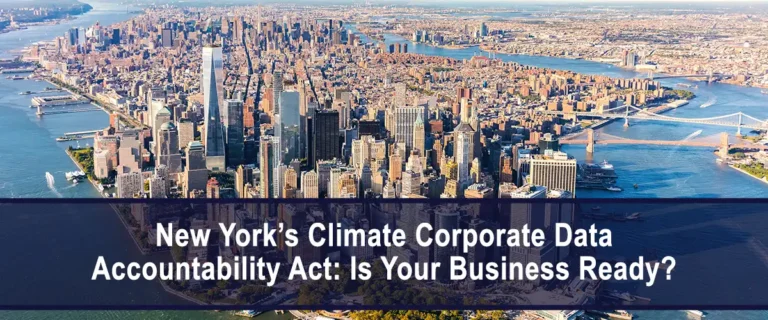 NY's Climate Corporate Data Accountability Act